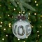 Northlight 5" White Frosted NOEL With Holly and Berries Christmas Glass Ornament